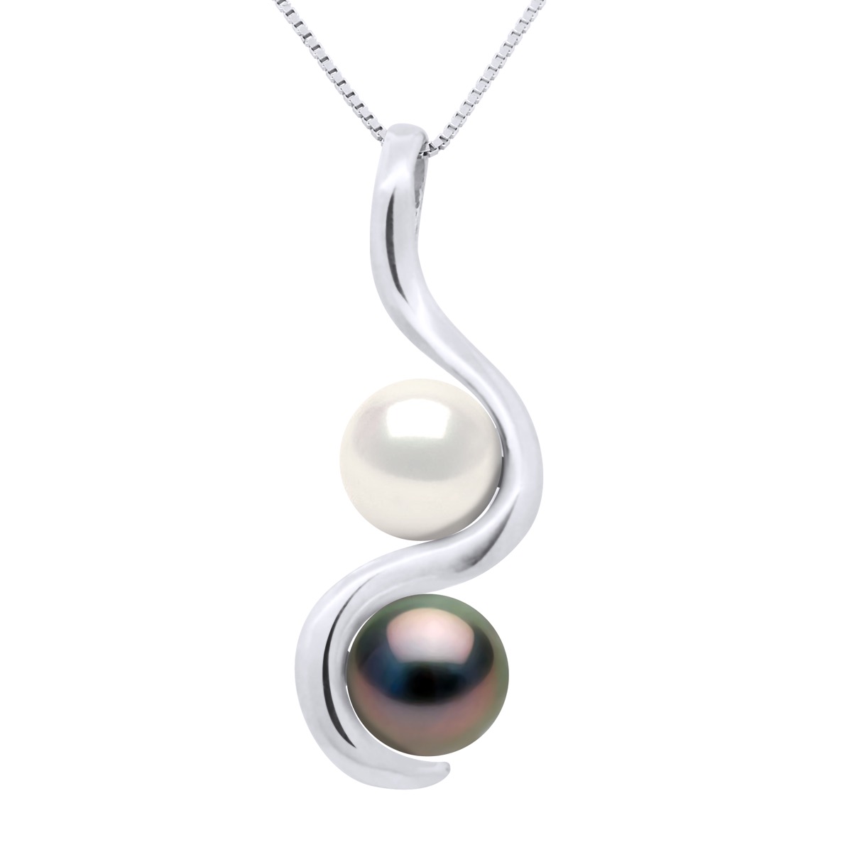Ateliers Saint Germain Womens Necklace Link Venetian of Silver 925 Rhodium plated with Pendant - One Size