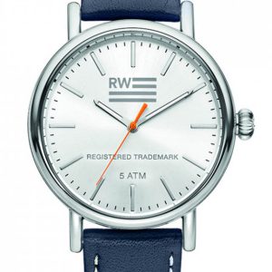 River Woods Yukon Mens Blue Watch RW420028 Leather – One Size