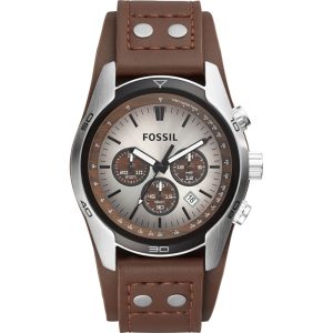 Fossil Coachman Mens Brown Watch CH2565 Leather – One Size
