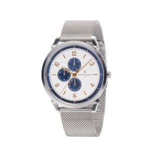 Pierre Cardin Pigalle Nine Mens Silver Watch CPI.2032 Stainless Steel – One Size