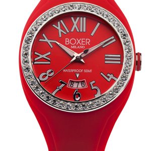 Boxer : Mens Red Watch Rubber – One Size