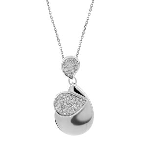 Orphelia WoMens 925 Sterling Silver Chain with Pendant – ZH-4465 – One Size