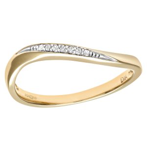 Diamant L’Eternel Womens Ladies 9ct Yellow Gold Diamond Eternity Ring – Size J
