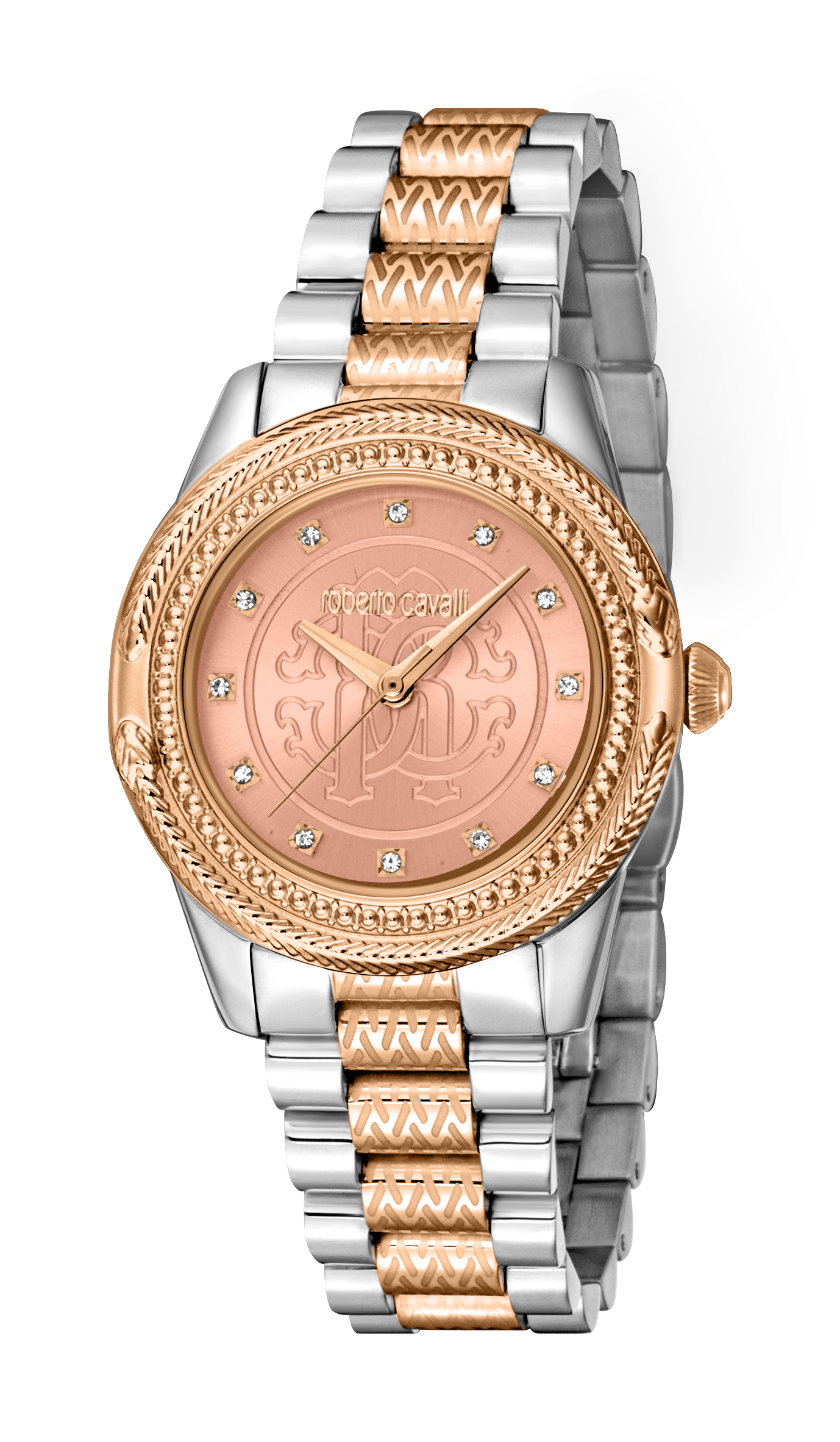 Roberto Cavalli Womens RC5L063M0095 Women Quartz Rose Gold Stainless Steel 5 ATM 32 mm - One Size