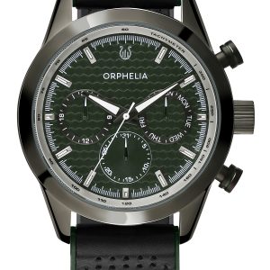 Orphelia Sandblast Mens Green Watch OR71904 Silicone – One Size