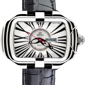 Gio Monaco : Womens PrimaDonna White Watch – Black – One Size