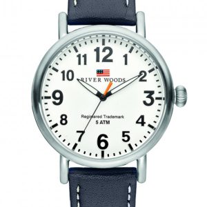 River Woods Sacramento Mens Blue Watch RW420010 Leather – One Size