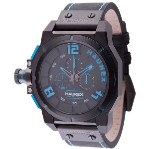 Haurex Italy Womens :SPACE BLACK/BLUE WATCH – One Size