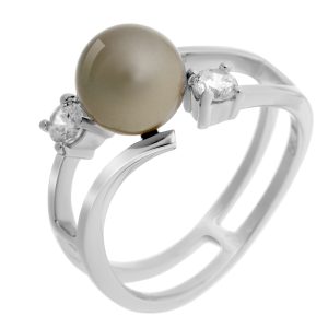 Orphelia WoMens 925 Sterling Silver Ring – ZR-7119/PL – Size R 1/2