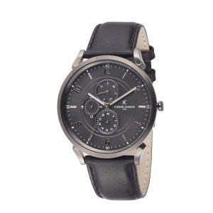 Pierre Cardin Pigalle Boulevard Mens Black Watch CPI.2024 Leather – One Size