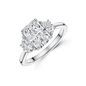 Platinum Combine Reduce 2.50ct Lab Grown Diamond 3 Stone