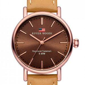 River Woods Oswego WoMens Brown Watch RW340019 Leather – One Size