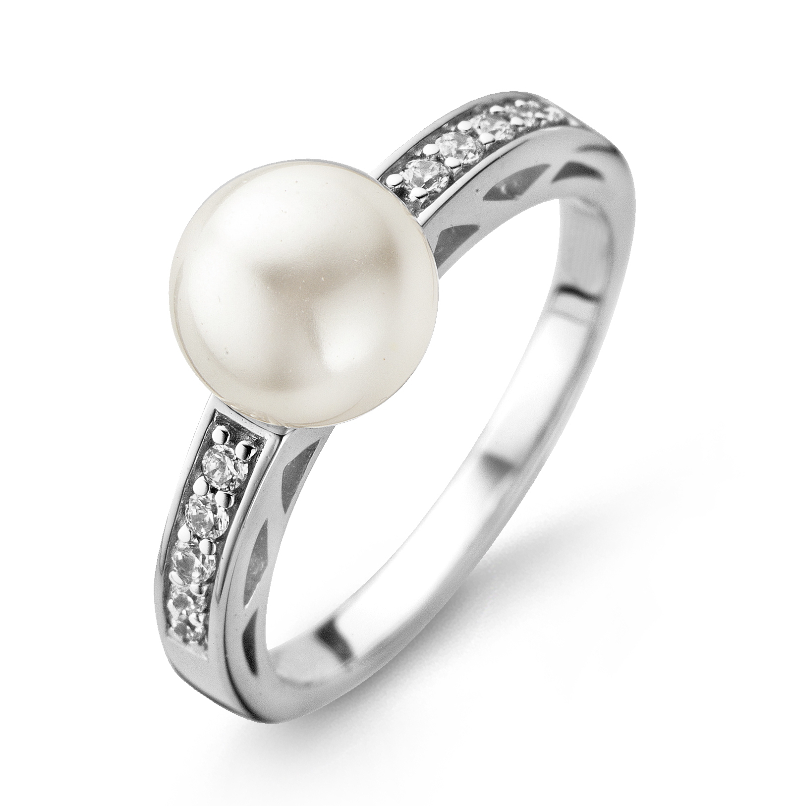 Orphelia WoMens 925 Sterling Silver Ring - ZR-3866 - Size R 1/2