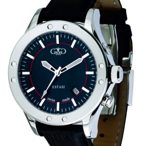 Gio Monaco : Mens Estasi Black Watch Leather – One Size