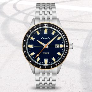 Cadola Tahiti Mens Japanese Automatic Regalia Watch CD-1006-44 – Silver – One Size