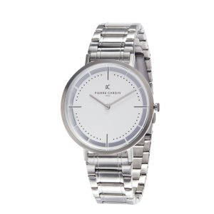 Pierre Cardin Belleville Park Mens Silver Watch CBV.1022 Stainless Steel – One Size