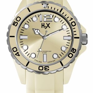 Haurex Italy H2X: Mens Reef Gold Watch – Beige – One Size