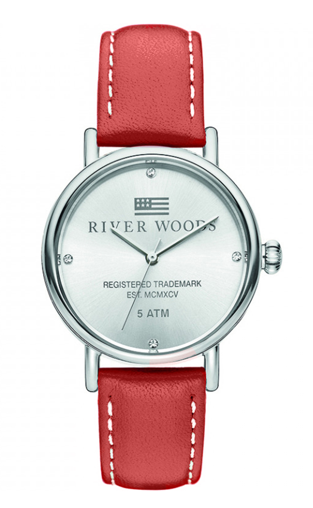 River Woods Arkansas WoMens Red Watch RW340039 Leather (archived) - One Size
