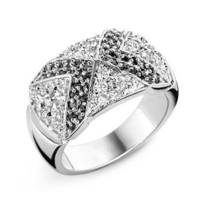 Orphelia WoMens 925 Sterling Silver Ring – R-3237 – Size O 1/2
