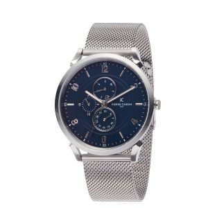 Pierre Cardin Pigalle Boulevard Mens Silver Watch CPI.2028 Stainless Steel – One Size