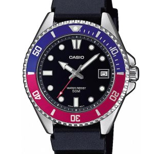 Casio Collection Unisex’s Black Watch MDV-10-1A2VEF – One Size