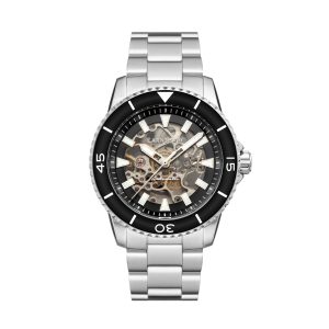 Thomas Earnshaw Admiral Wallis Mens Gunnery Black Watch ES-8227-11 – Silver – One Size