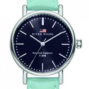 River Woods Oswego WoMens Blue Watch RW340026 Leather – One Size