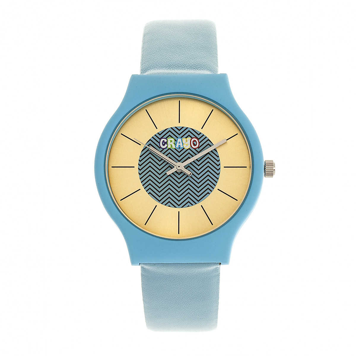 Crayo Trinity Unisex Watch - Blue Stainless Steel - One Size