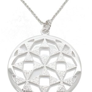Orphelia WoMens 925 Sterling Silver Chain with Pendant – ZH-6037 – One Size