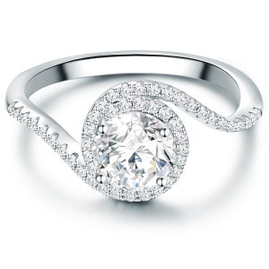 Tresor 1934 Womens Trilani Female Sterling Silver Ring – Size N