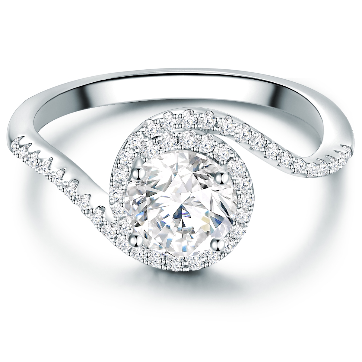 Tresor 1934 Womens Trilani Female Sterling Silver Ring - Size R