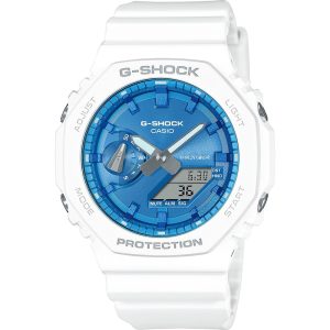 Casio G-shock Mens White Watch GA-2100WS-7AER – One Size