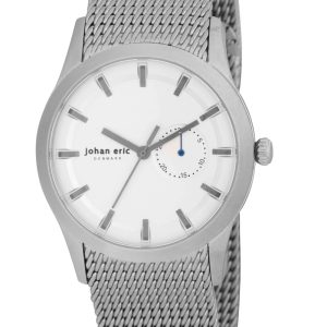 Johan Eric Mens Silver Stainless Steel Watch – One Size