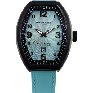 Montres de Luxe : womens estremo lady blue watch Leather – One Size