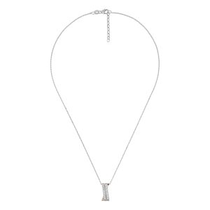 Orphelia WoMens 925 Sterling Silver Chain with Pendant – Silver/Rose ZH-4833 – Silver & Rose Gold – One Size
