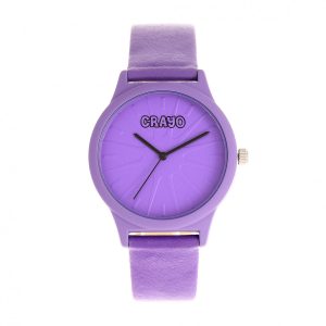 Crayo Splat Unisex Watch – Purple Stainless Steel – One Size
