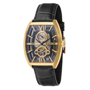 Thomas Earnshaw Holborn Mens Mechanical Automatic Aurum Gold Watch ES-8111-02 – Black/Gold – One Size
