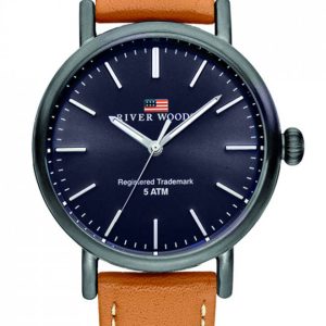 River Woods Hudson Mens Brown Watch RW420031 Leather – One Size