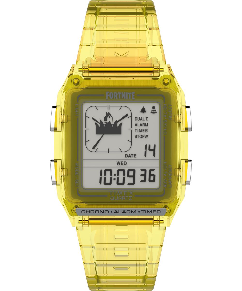Timex Lca X Fortnite Mens Yellow Watch TW2W96600 - One Size