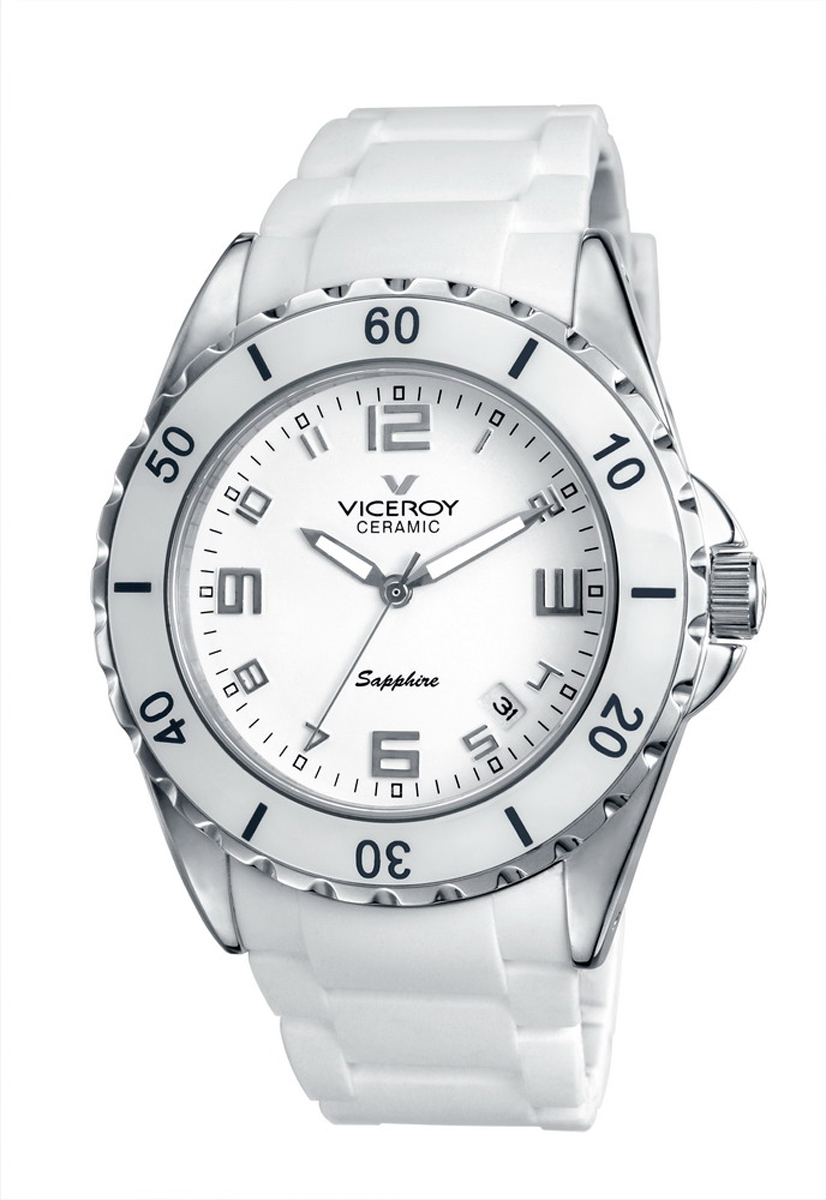 Viceroy : Womens White Watch Rubber - One Size