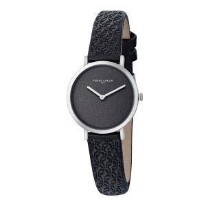 Pierre Cardin Belleville Pc Monogram WoMens Black Watch CBV.1502 Leather – One Size