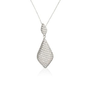Orphelia WoMens 925 Sterling Silver Chain with Pendant – ZH-4517 – One Size