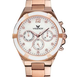 Viceroy : WoMens FEMME Mother Of Pearl Watch.. – Gold Stainless Steel – One Size