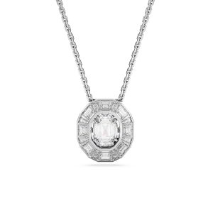 Swarovski ‘Mesmera’ WoMens Base Metal Necklace – Silver 5669915 Metal (archived) – One Size