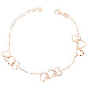 Orphelia ‘Zelma’ WoMens 925 Sterling Silver Bracelet – Rose ZA-7179/RG – One Size