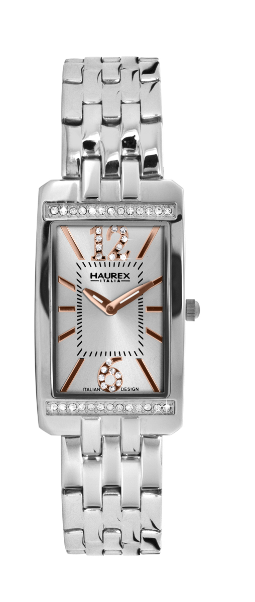 Haurex Italy : Womens Primula Silver Watch Stainless Steel - One Size