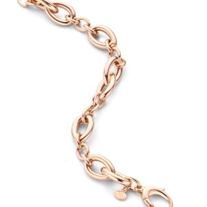 Orphelia WoMens 925 Sterling Silver Bracelet – Rose ZA-7106/rg – One Size