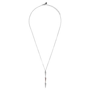 Orphelia ‘Aada’ WoMens 925 Sterling Silver Chain with Pendant – Silver/Rose ZH-7433 – Silver & Rose Gold – One Size