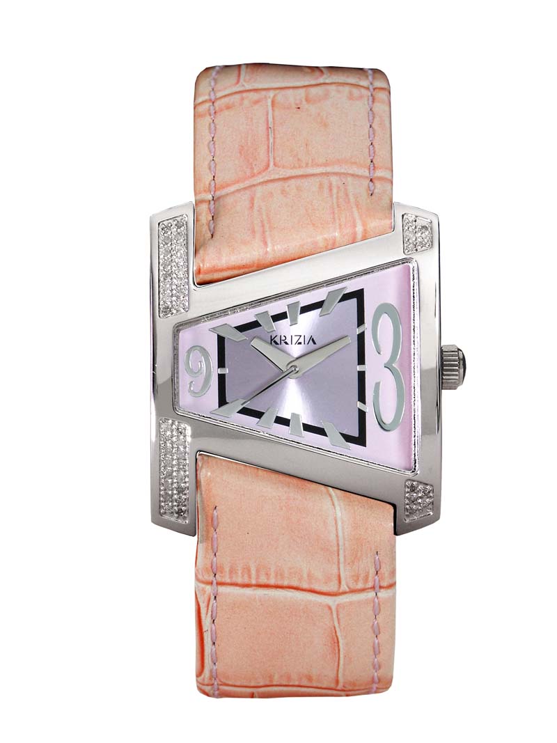 Krizia : Womens Pink Watch Leather - One Size