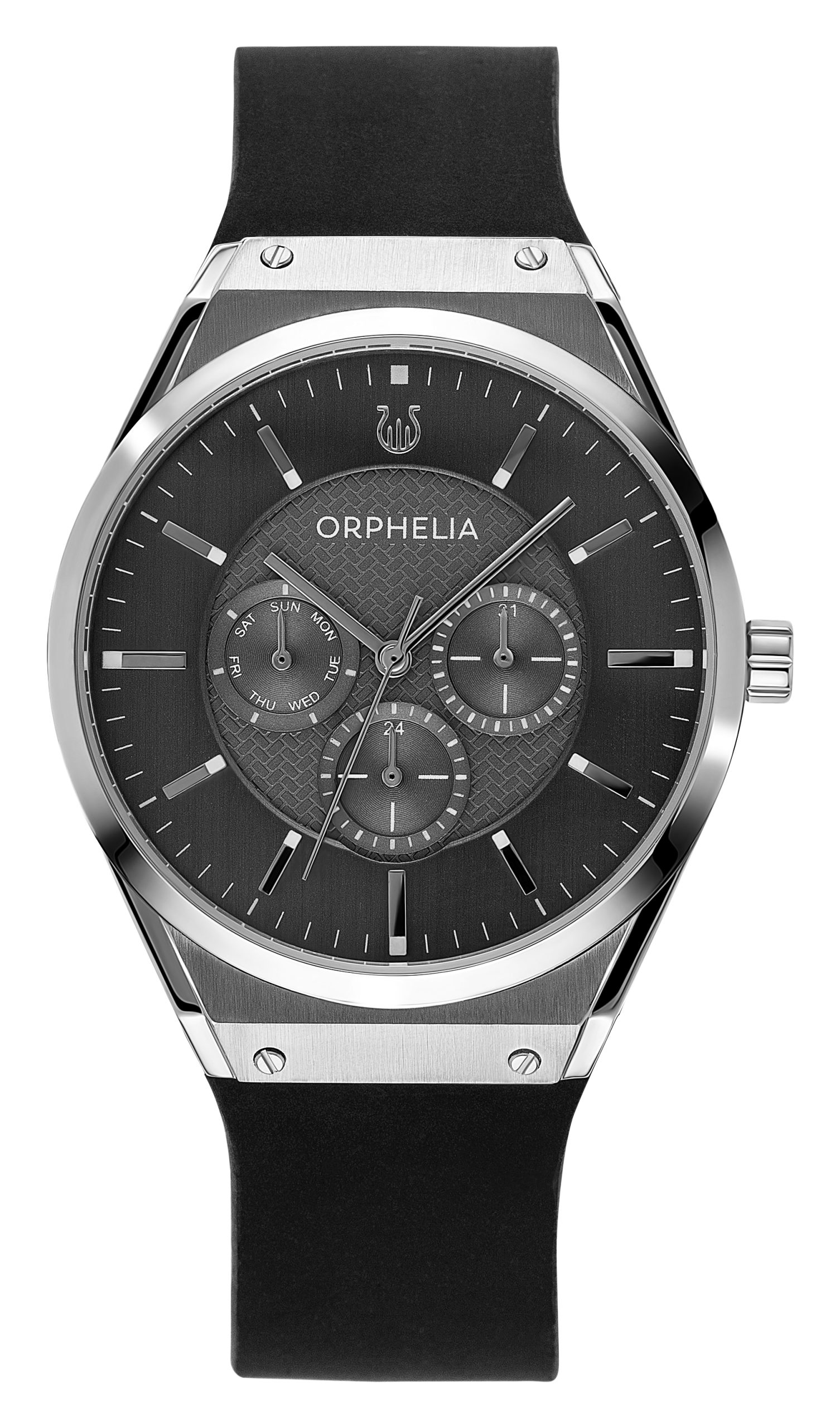 Orphelia Saffiano Mens Black Watch OR71905 Leather - One Size
